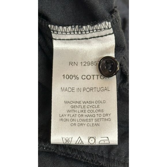 The Shirt by Rochelle Behrens Ruffled Stella Dress in Black NWT Size Small - Picture 8 of 9